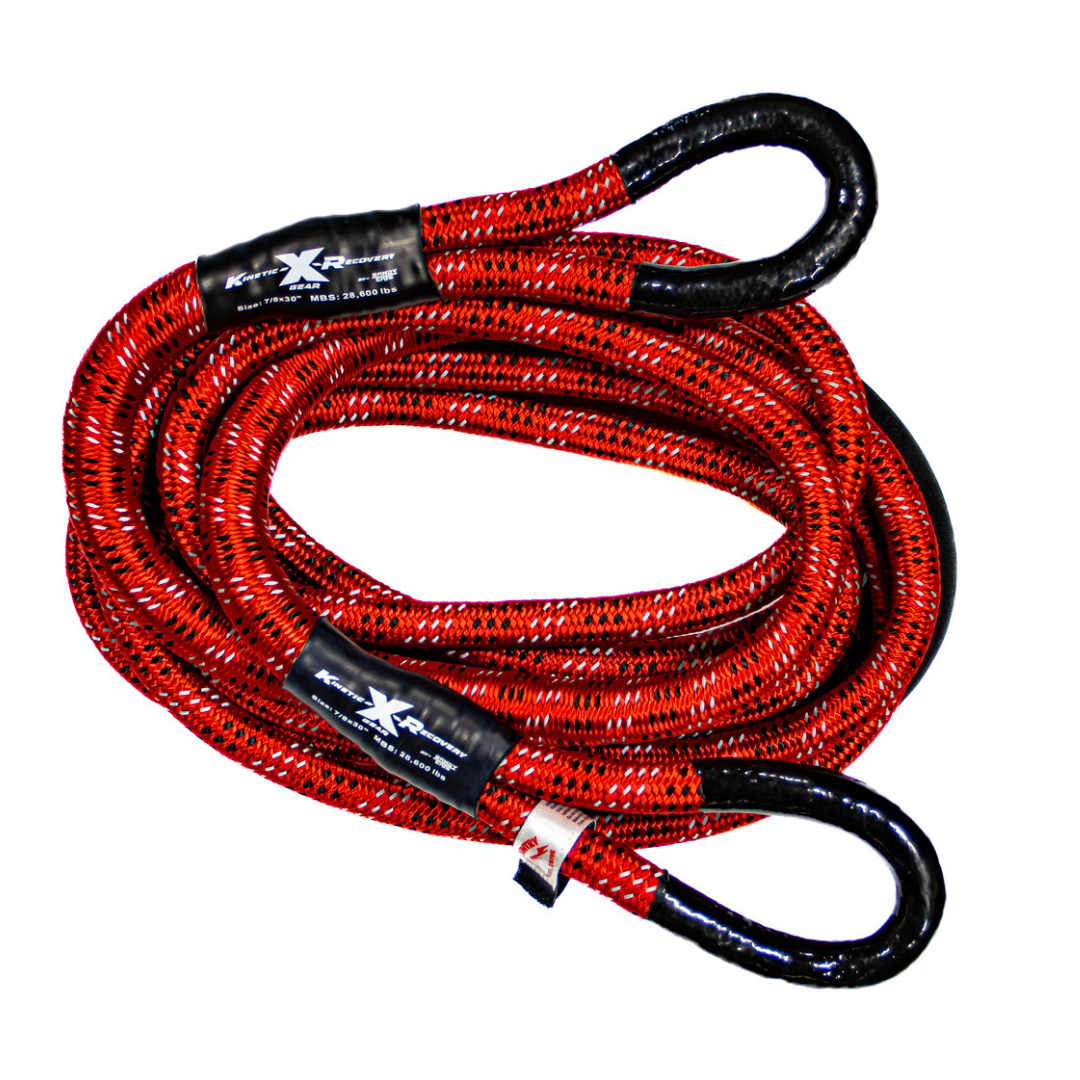 Red Kinetic Recovery Rope by Kinetic-X Recovery Gear