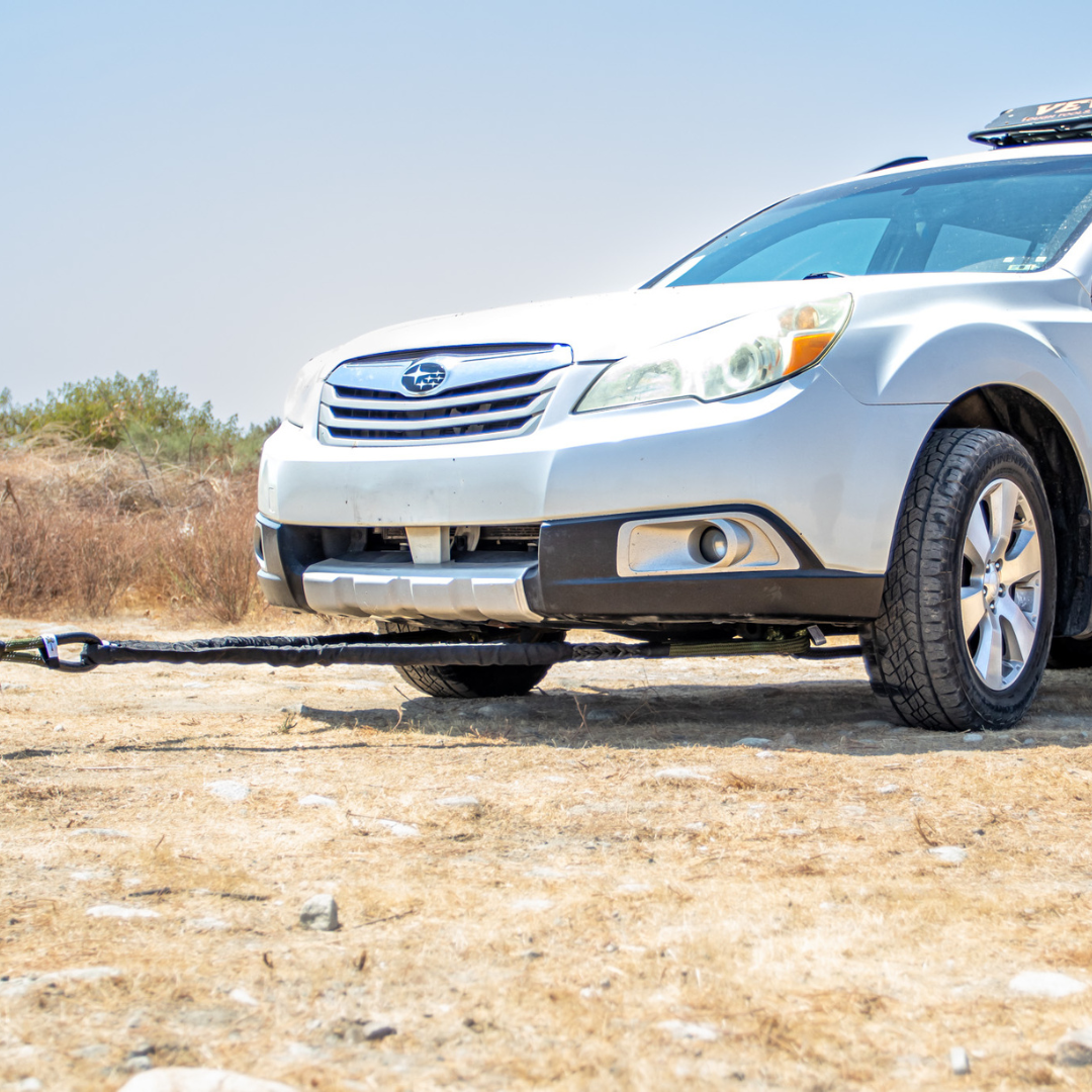 Subaru Outback using Subaru Recovery Kit from SandyCats Kinetic-X Recovery Gear