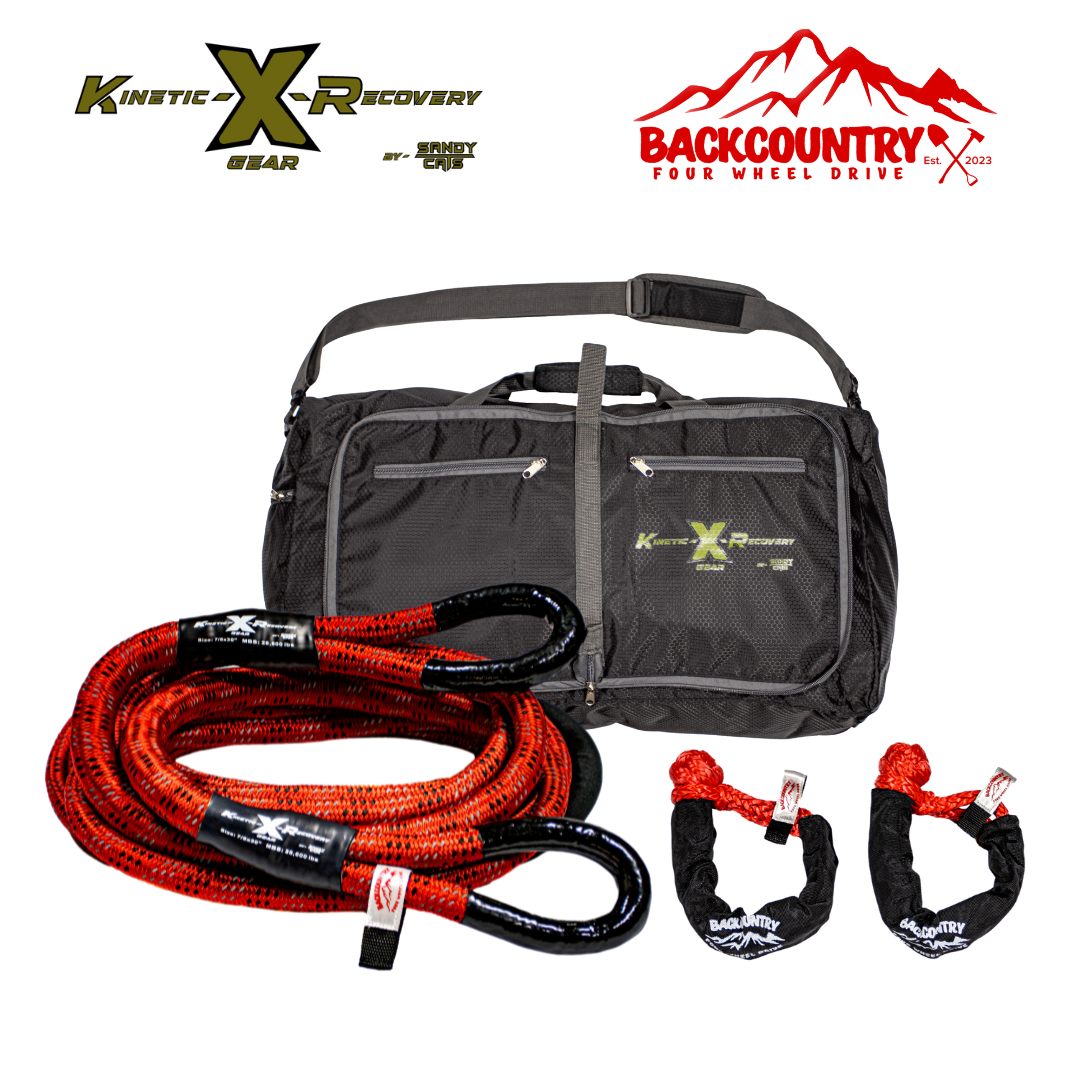 Kinetic-X Recovery Gear and Backcountry 4WD Standard Recovery Kit