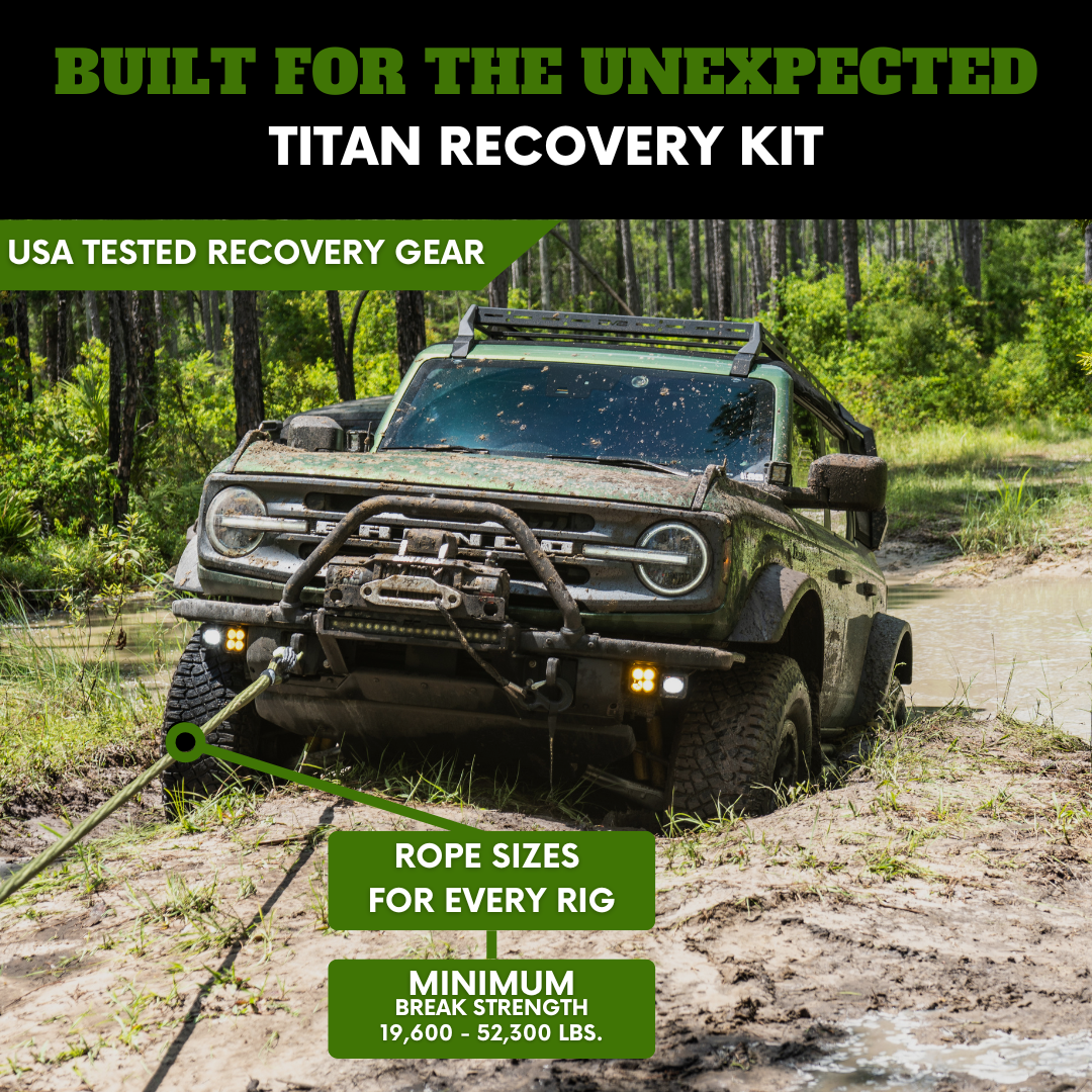 Sandy Cats Titan Recovery Kit Kinetic Rope