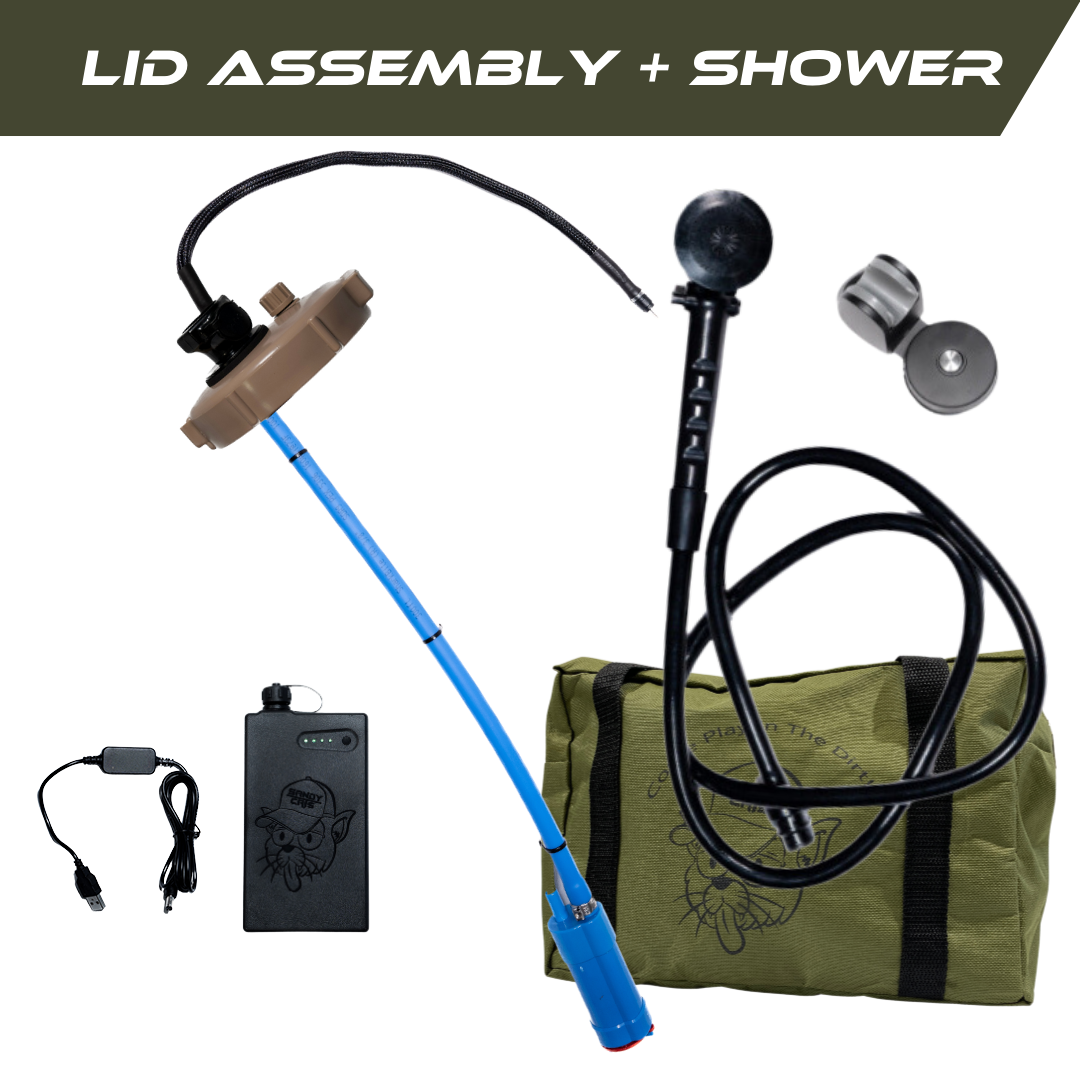 lid sand shower