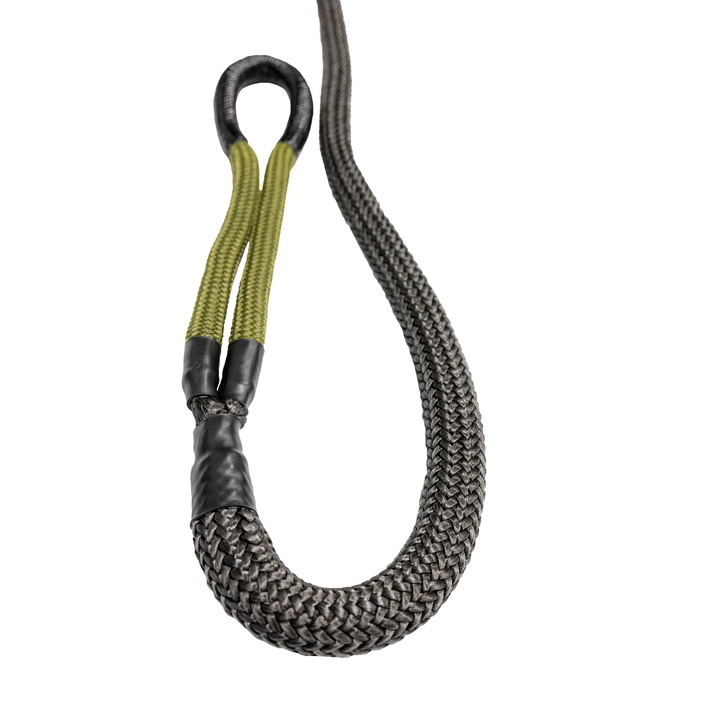Sandy Cats 12 foot Professional Bridle: dipped eye and full-length sheath, close up