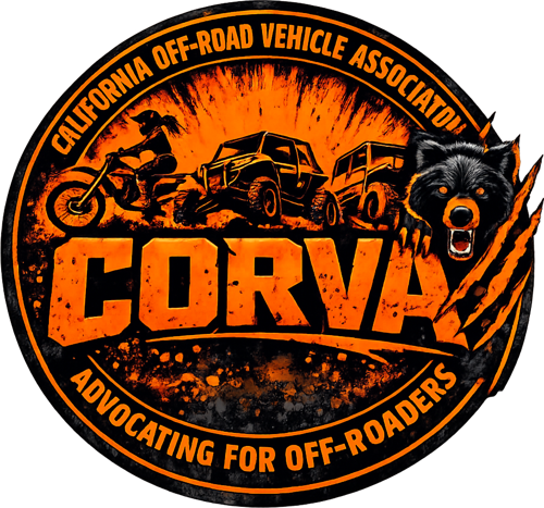 CORVA - California Off-Road Vehicle Association logo